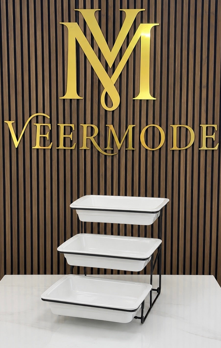 Veermode 3-Tier Buffet Serving Stand