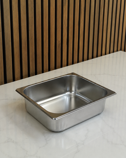 Veermode DeepServe 1/2 Stainless Steel Buffet Pan
