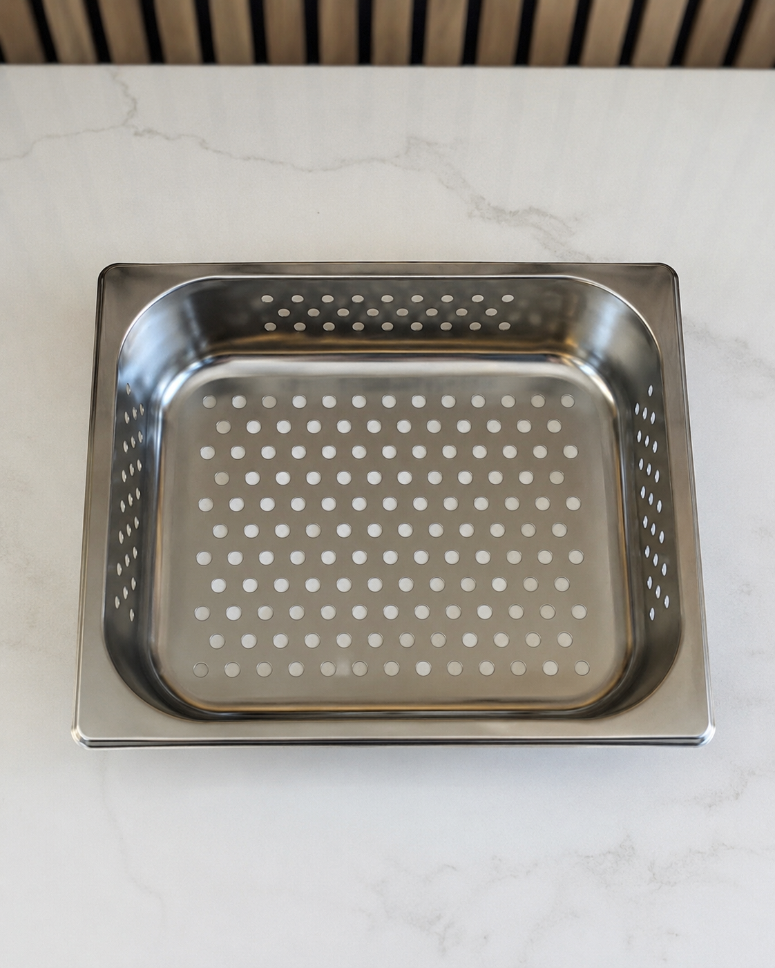 Veermode 1/2 Stainless Steel Perforated Buffet Pan