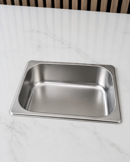 Veermode DeepServe 1/3 Stainless Steel Buffet Pan