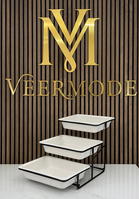 Veermode 3-Tier Buffet Serving Stand
