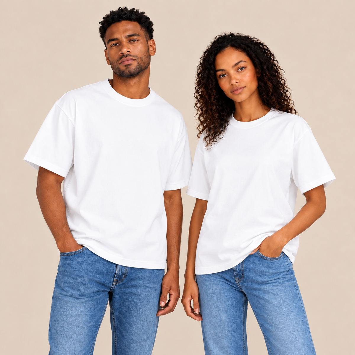 Premium Luxe Personalised Boxy T-Shirt – 280gsm