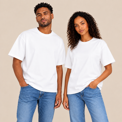 Premium Luxe Personalised Boxy T-Shirt – 280gsm