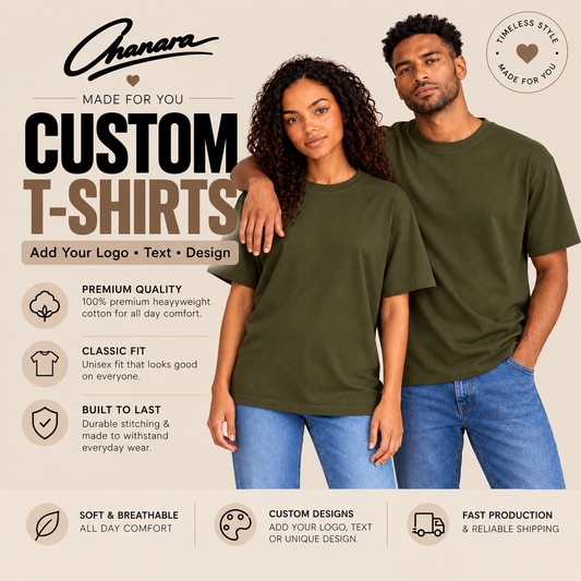 Premium Signature Personalised Oversized T-Shirt – 280gsm