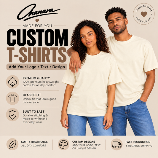 Premium Luxe Personalised Boxy T-Shirt – 280gsm