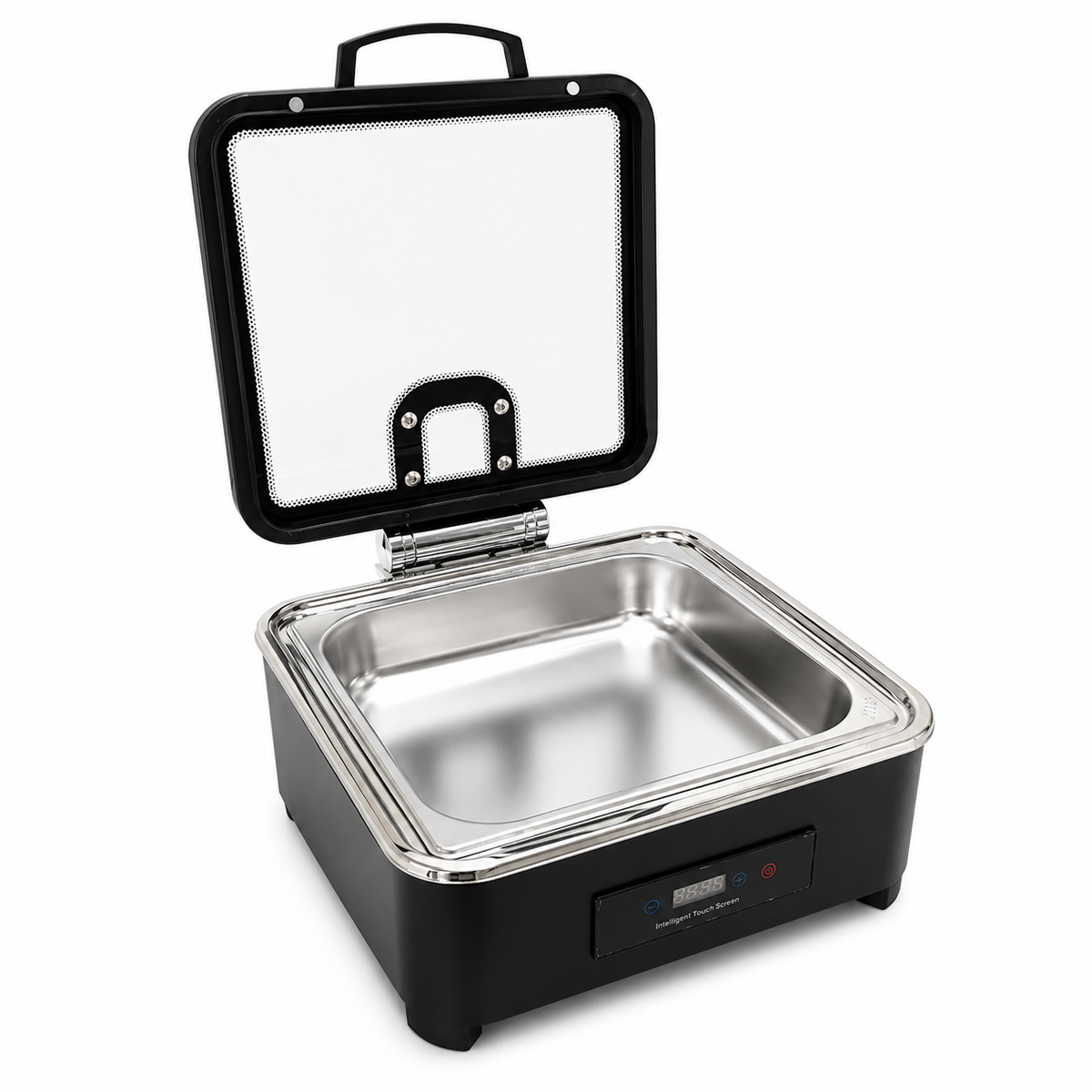 Veermode Black Square Buffet Warmer