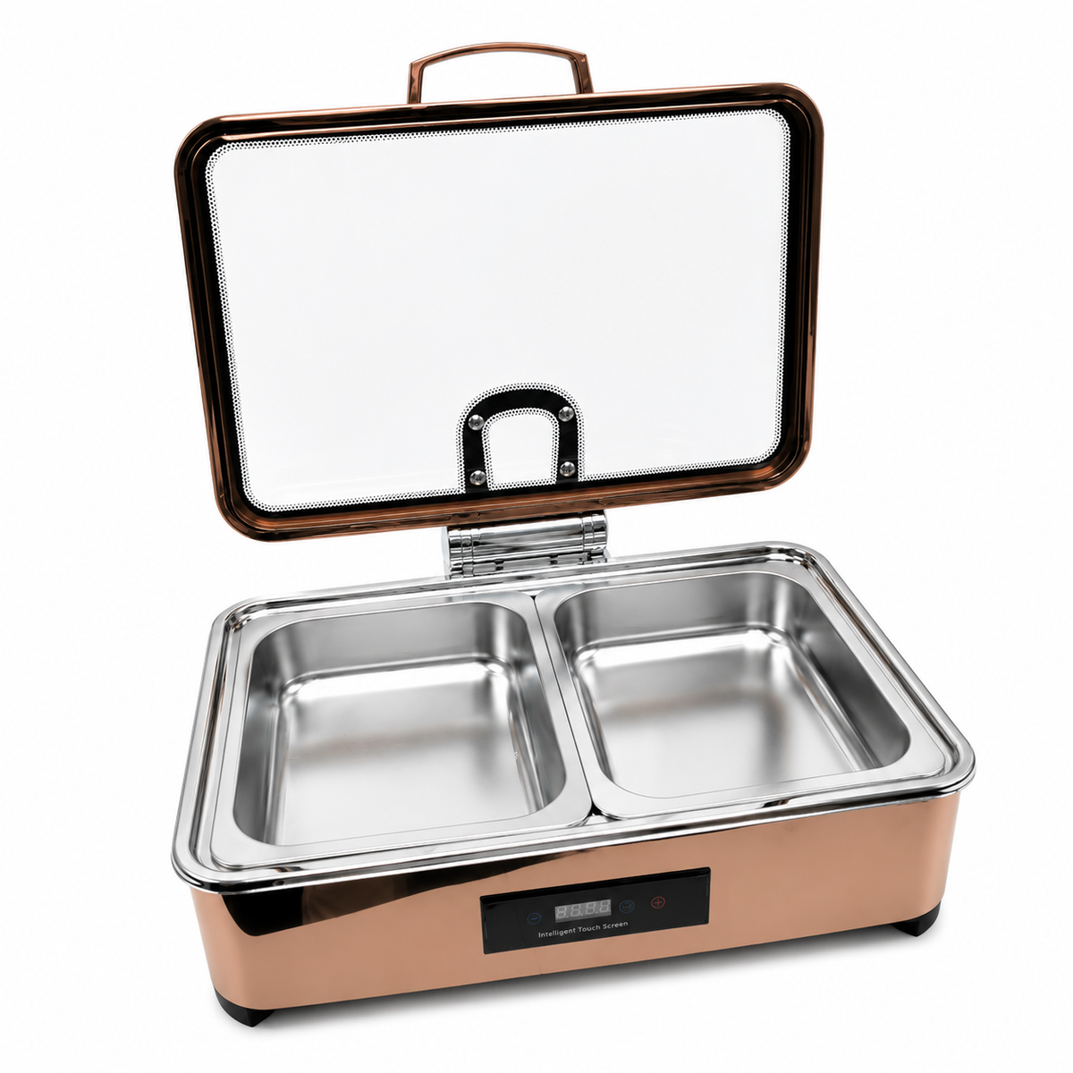 Veermode Rose Gold Rectangle Buffet Warmer