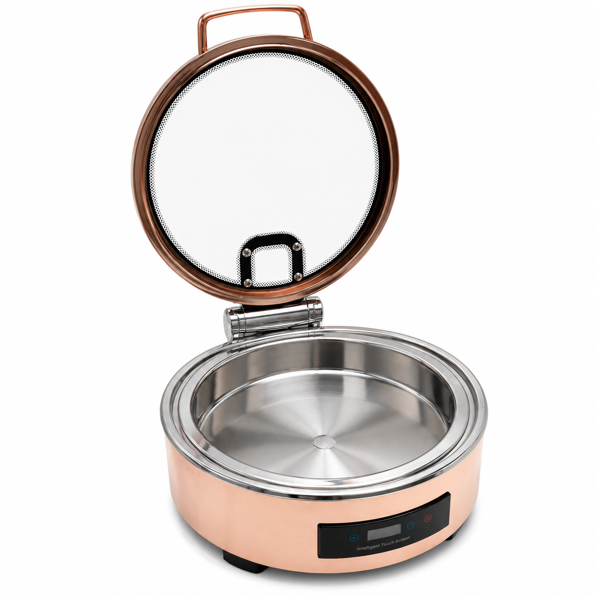 Veermode Rose Gold Round Buffet Warmer