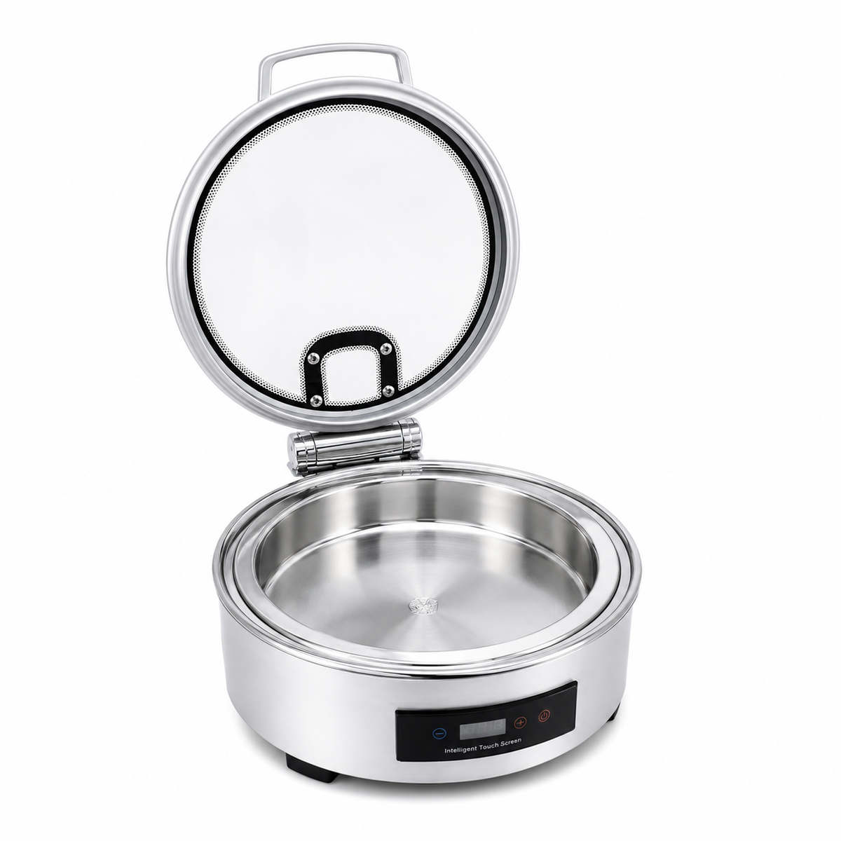 Veermode Silver Round Buffet Warmer