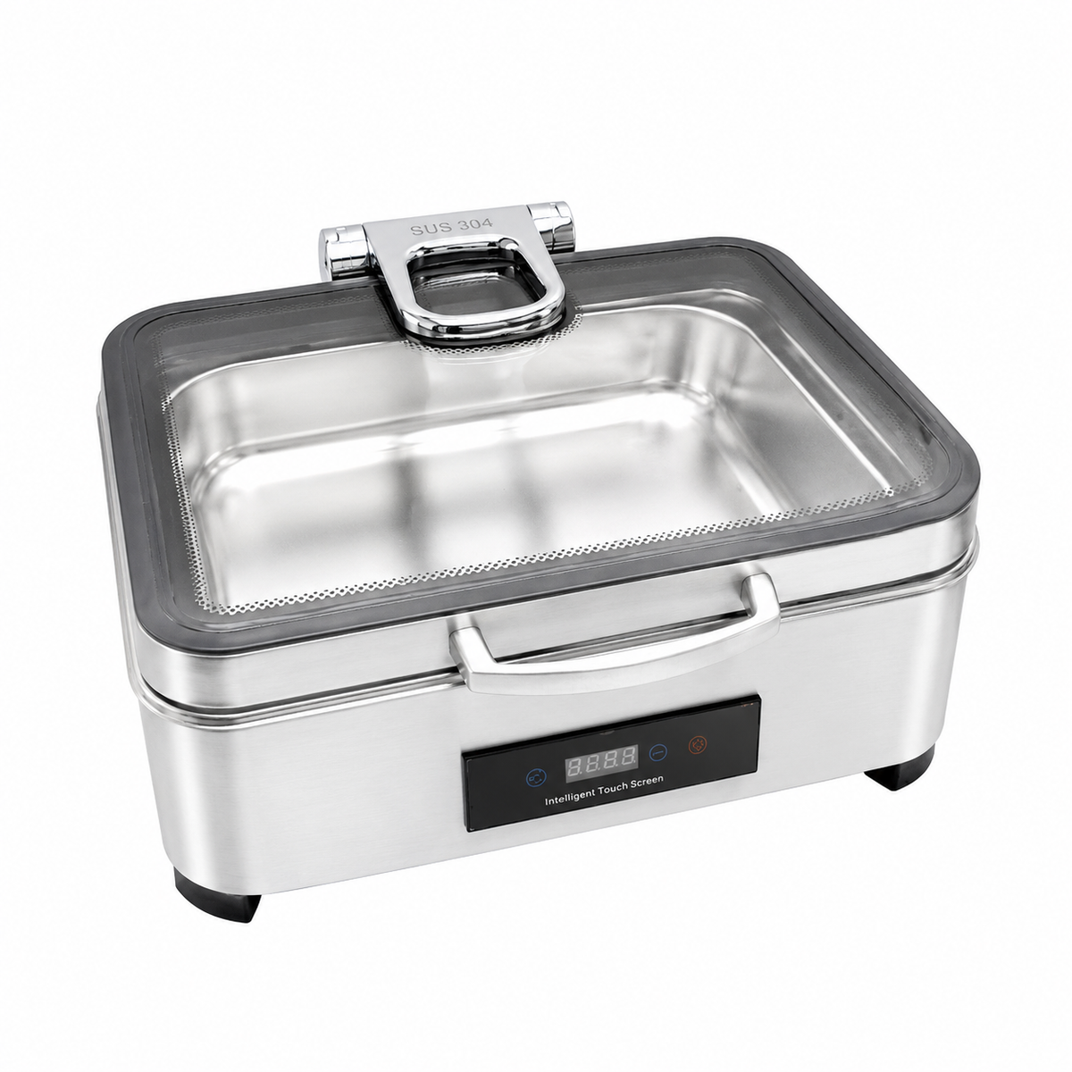 Veermode Silver Square Buffet Warmer