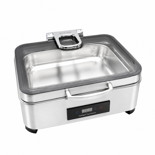 Veermode Silver Square Buffet Warmer