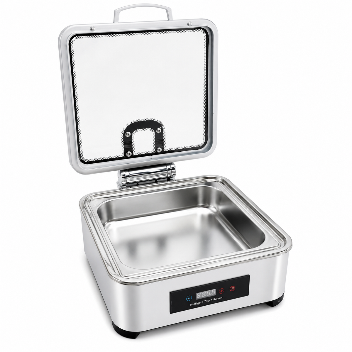 Veermode Silver Square Buffet Warmer