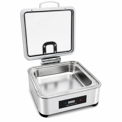 Veermode Silver Square Buffet Warmer